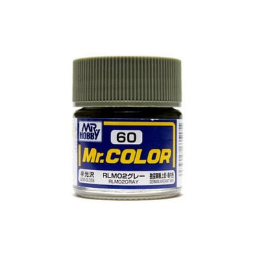 Mr Hobby (Gunze) C060 Mr Color Semi Gloss RLM02 Grey Lacquer Paint 10ml